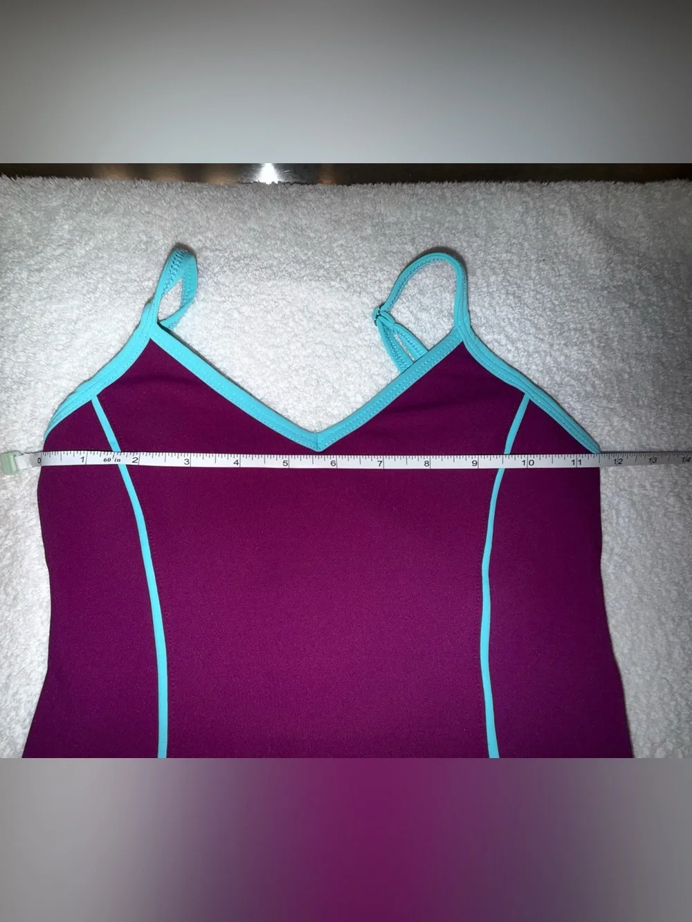 Tiger Friday Maroon & Blue Biketard Size Adult X-Small